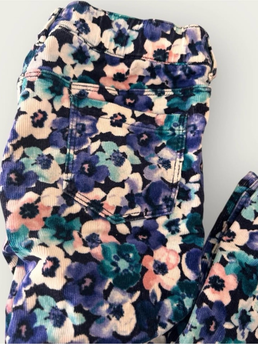 Girl Gymboree floral pants size 8 - Picture 2 of 3